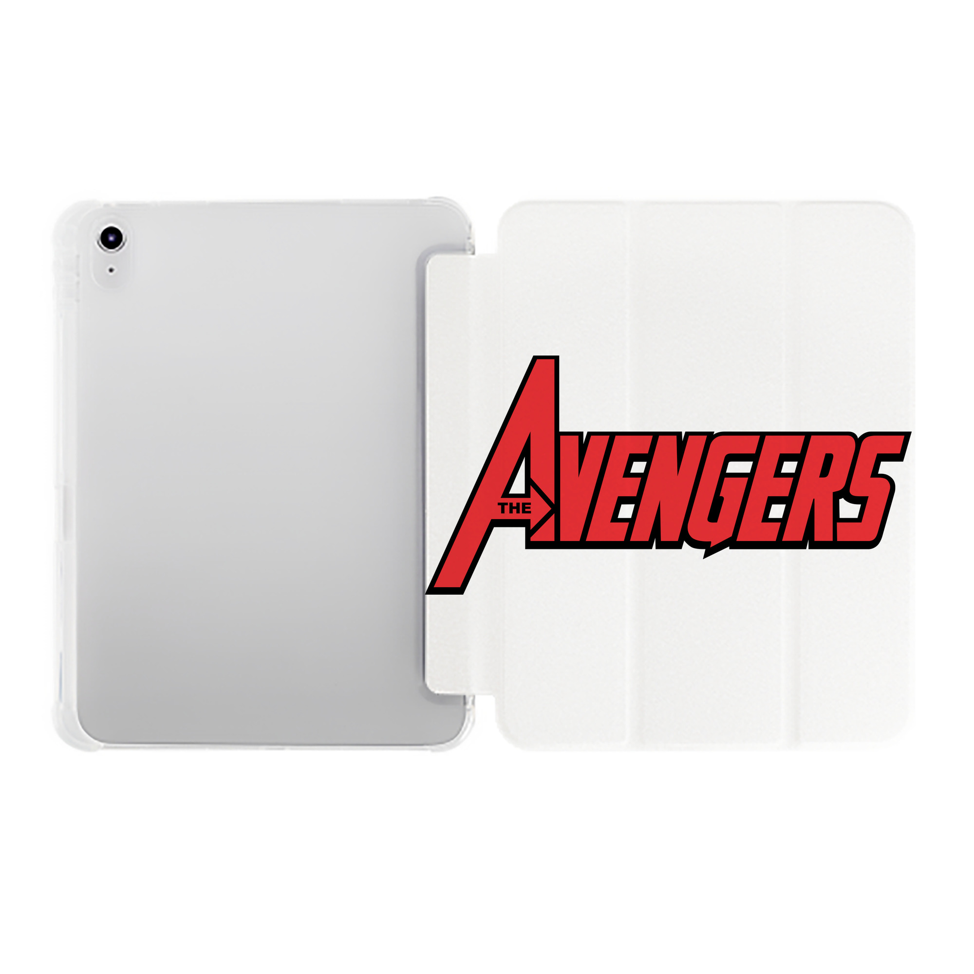 （画像用） アベンジャーズ The Avengers IPad ケース ペン収納付き 三つ折りスタンド PUレザー×シリコン 対応機種9.5/10.5/10.9インチ